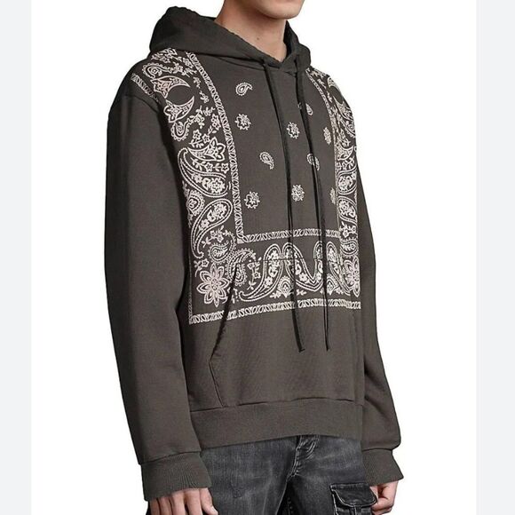 Profound Men's So Far So Good Regular-Fit Bandana-print Hoodie - Black - Size - Picture 12 of 14